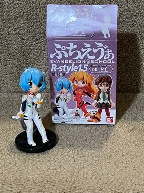 REI Figure for Petit Eva R-style 1.5 Evangelion School 6170 w/ box